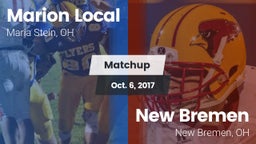 Matchup: Marion Local High vs. New Bremen  2017
