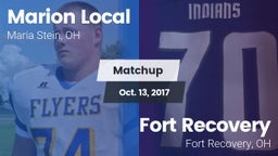 Matchup: Marion Local High vs. Fort Recovery  2017