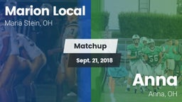 Matchup: Marion Local High vs. Anna  2018