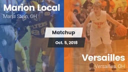 Matchup: Marion Local High vs. Versailles  2018