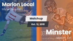 Matchup: Marion Local High vs. Minster  2018