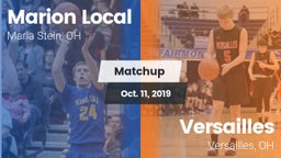 Matchup: Marion Local High vs. Versailles  2019