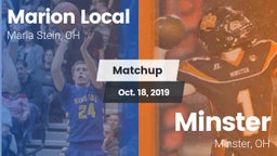 Matchup: Marion Local High vs. Minster  2019
