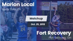 Matchup: Marion Local High vs. Fort Recovery  2019