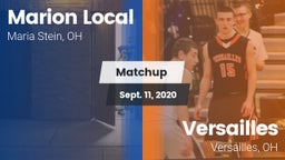 Matchup: Marion Local High vs. Versailles  2020