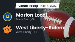 Recap: Marion Local  vs. West Liberty-Salem  2022