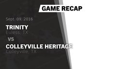 Recap: Trinity  vs. Colleyville Heritage  2016