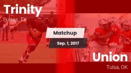 Matchup: Trinity  vs. Union  2017