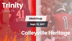 Matchup: Trinity  vs. Colleyville Heritage  2017