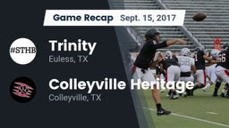 Recap: Trinity  vs. Colleyville Heritage  2017