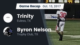 Recap: Trinity  vs. Byron Nelson  2017