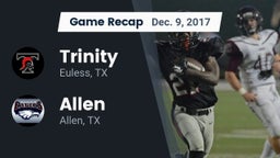 Recap: Trinity  vs. Allen  2017