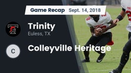 Recap: Trinity  vs. Colleyville Heritage 2018
