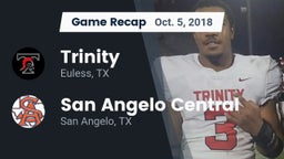 Recap: Trinity  vs. San Angelo Central  2018