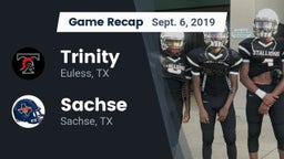Recap: Trinity  vs. Sachse  2019