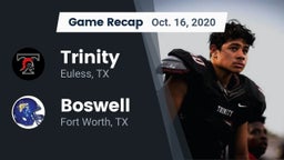 Recap: Trinity  vs. Boswell   2020
