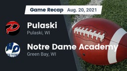 Recap: Pulaski  vs. Notre Dame Academy 2021