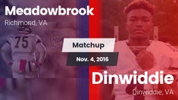 Matchup: Meadowbrook vs. Dinwiddie  2016
