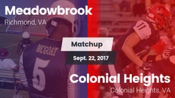 Matchup: Meadowbrook vs. Colonial Heights  2017