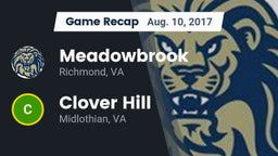 Recap: Meadowbrook  vs. Clover Hill  2017