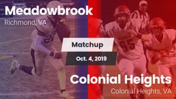 Matchup: Meadowbrook vs. Colonial Heights  2019