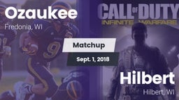 Matchup: Ozaukee  vs. Hilbert  2018