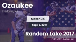 Matchup: Ozaukee  vs. Random Lake  2017 2018