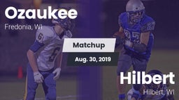 Matchup: Ozaukee  vs. Hilbert  2019