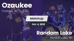 Matchup: Ozaukee  vs. Random Lake  2019