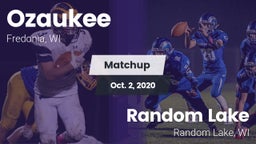 Matchup: Ozaukee  vs. Random Lake  2020