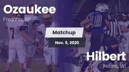 Matchup: Ozaukee  vs. Hilbert  2020
