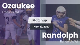 Matchup: Ozaukee  vs. Randolph  2020