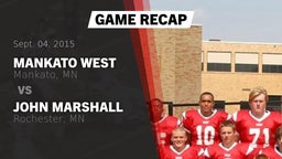 Recap: Mankato West  vs. John Marshall  2015