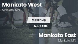 Matchup: Mankato West High vs. Mankato East  2016
