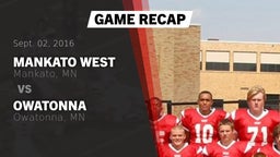 Recap: Mankato West  vs. Owatonna  2016