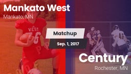 Matchup: Mankato West High vs. Century  2017