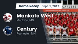 Recap: Mankato West  vs. Century  2017