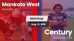 Matchup: Mankato West High vs. Century  2018