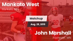 Matchup: Mankato West High vs. John Marshall  2019