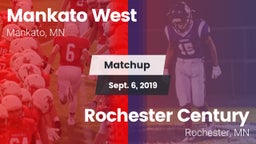 Matchup: Mankato West High vs. Rochester Century  2019