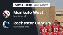 Recap: Mankato West  vs. Rochester Century  2019
