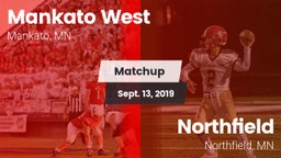 Matchup: Mankato West High vs. Northfield  2019