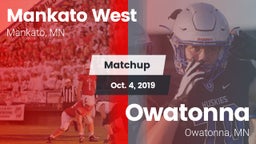 Matchup: Mankato West High vs. Owatonna  2019