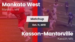 Matchup: Mankato West High vs. Kasson-Mantorville  2019
