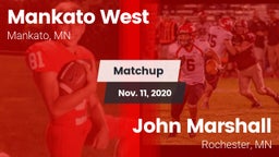 Matchup: Mankato West High vs. John Marshall  2020