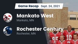 Recap: Mankato West  vs. Rochester Century  2021