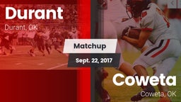 Matchup: Durant  vs. Coweta  2017