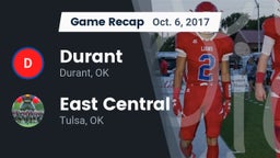 Recap: Durant  vs. East Central  2017
