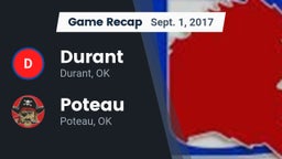 Recap: Durant  vs. Poteau  2017