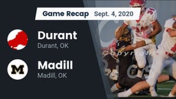 Recap: Durant  vs. Madill  2020